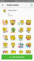 Tiger Sticker Packs - WAStickerApps capture d'écran 3