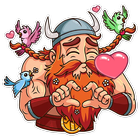 Viking Sticker Packs - WAStickerApps आइकन