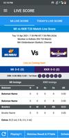 MI vs KKR T20 Live Score 2021 - Match Scorecard capture d'écran 1