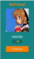 Sakura Card Captor Quiz Game screenshot 1