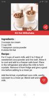 Milkshake Recipes capture d'écran 1