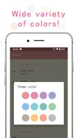 Notepad - Simple cute app - 截图 3
