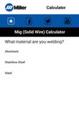 MillerWeld Setting Calculator syot layar 2