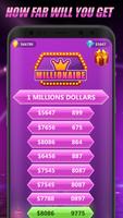 Trivia Millionaire: General knowledge Quiz Game स्क्रीनशॉट 2