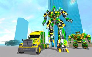 Car Bus Robot Truck Games 3D Affiche