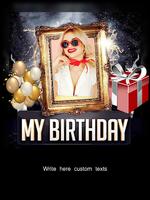 Birthday Frames Editor & Cards Cartaz