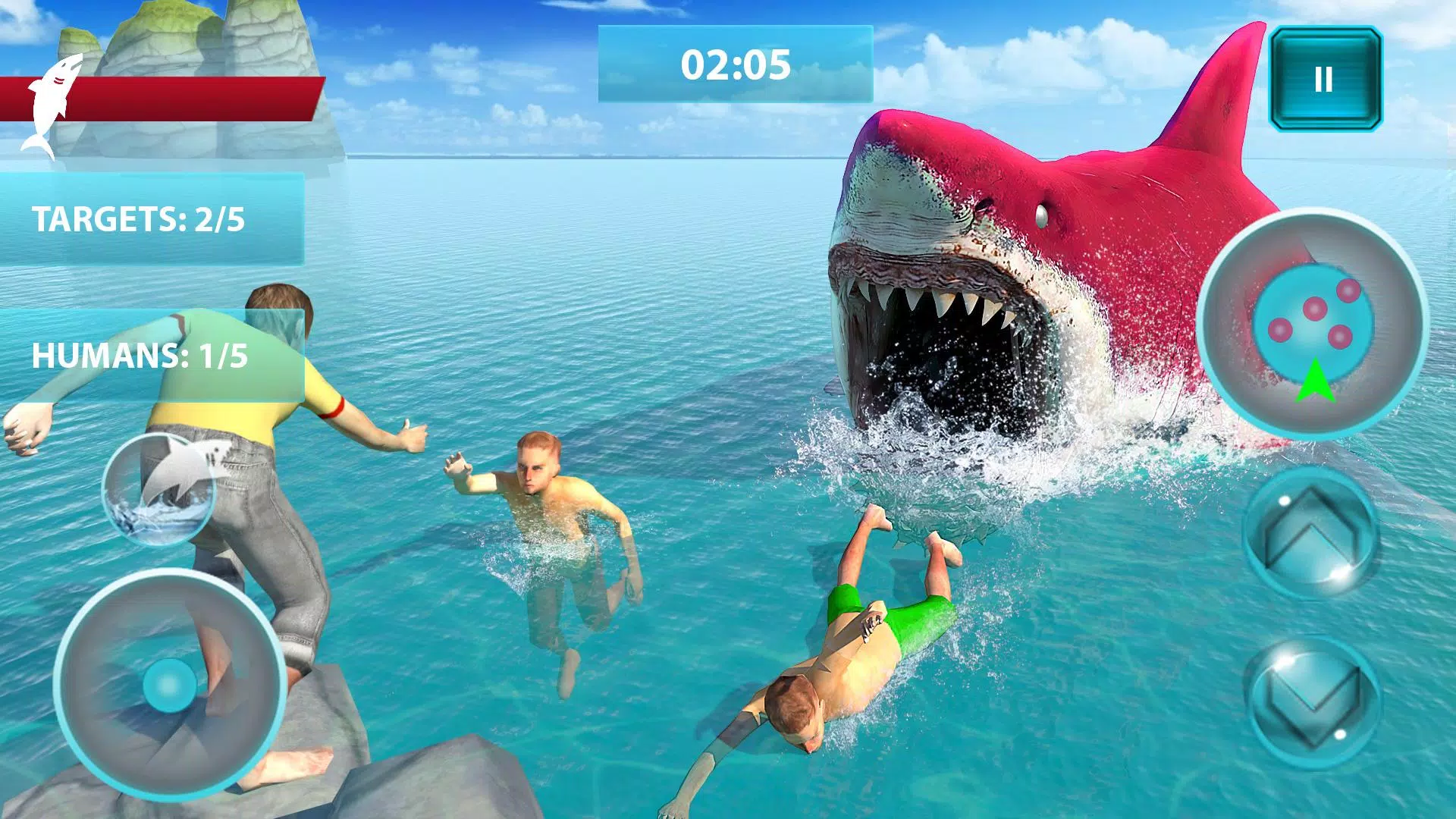 Shark Attack: 3D Hunting Games Game for Android - Download