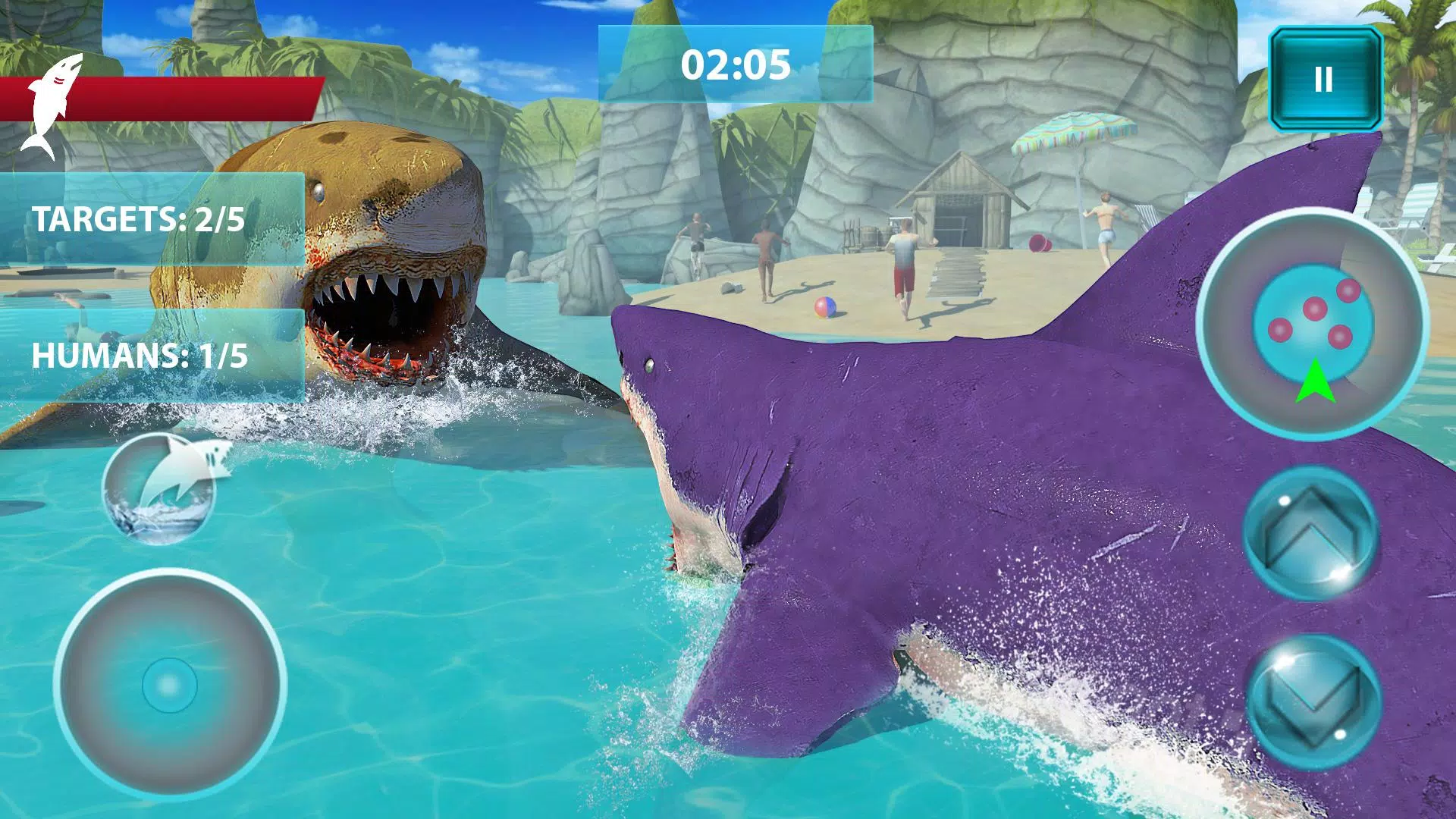 Shark Attack: 3D Hunting Games Game for Android - Download