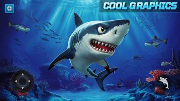Angry Shark Sim - Shark Game الملصق