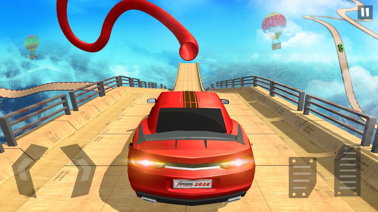 Ramp car racing. Mega Ramp car Stunts-car game. Extreme car Driving Simulator - гоночная игра. Машинки игра - Driver Stunt games.