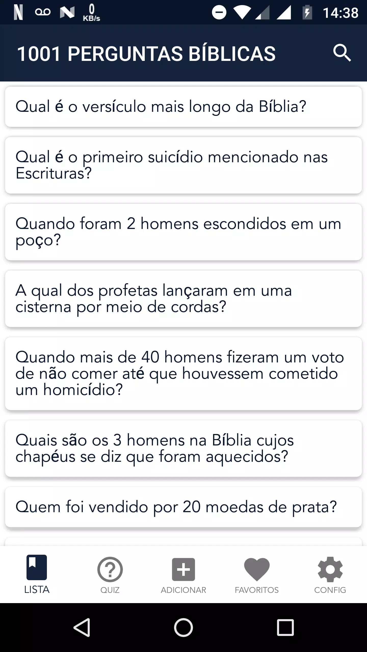 Download do APK de Perguntas e Respostas Bíblia para Android