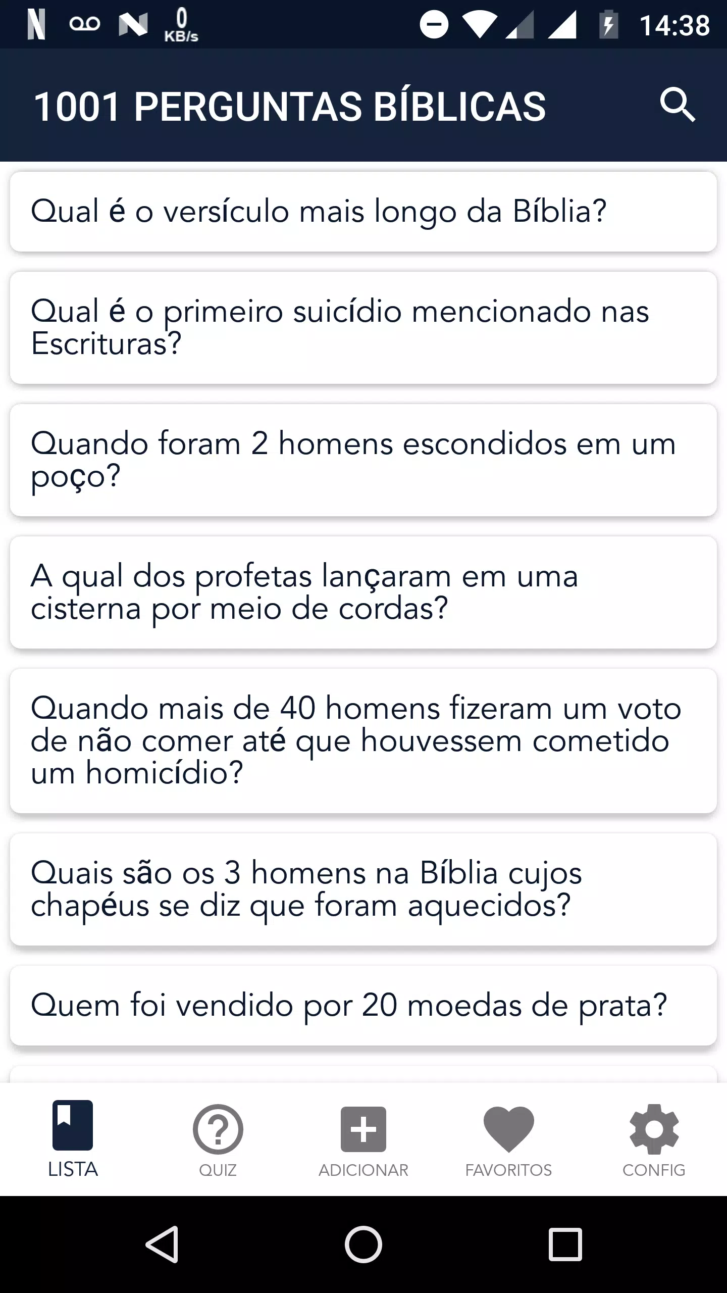 Perguntas da Bíblia - Quiz APK voor Android Download