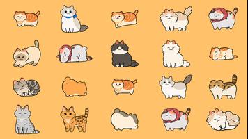 Comfy Comfy Cat Village Poster
