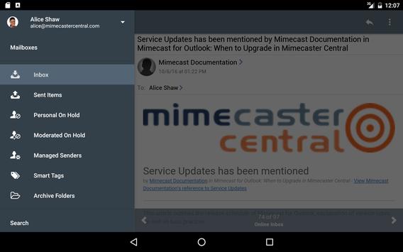 Mimecast 截图 10