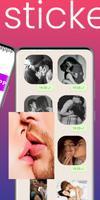 kiss stickers for whatsapp capture d'écran 1