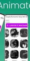 18+Animated Romantic Stickers‏ ảnh chụp màn hình 1