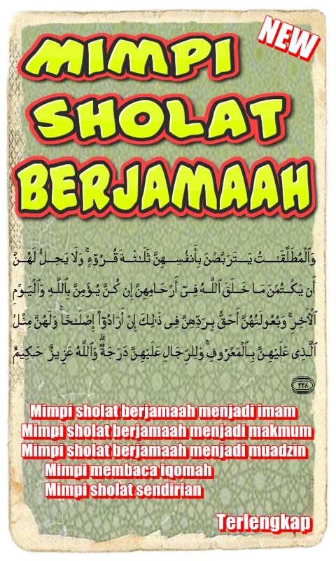 Mimpi Sholat Jadi Imam - mimpiks