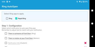 Ring Auto Open imagem de tela 3