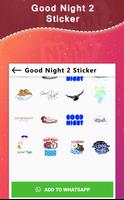 Good night Sticker 2019 - WAStickerApps screenshot 3