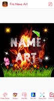 Fire Effect - Name Art Maker-poster