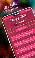 Happy Holi Sticker - WAStickerApps Affiche