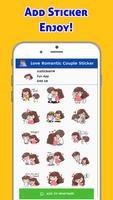 Love romantic kiss couple sticker - WAStickerApps स्क्रीनशॉट 3