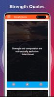 Strength Quotes - World wide Quotes collection Affiche