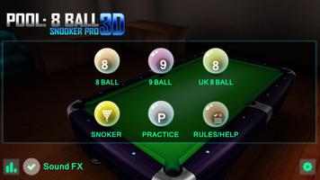 Pool: 8 ball snooker pro 3d постер
