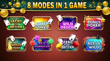 Video Poker Casino Pro Offline الملصق