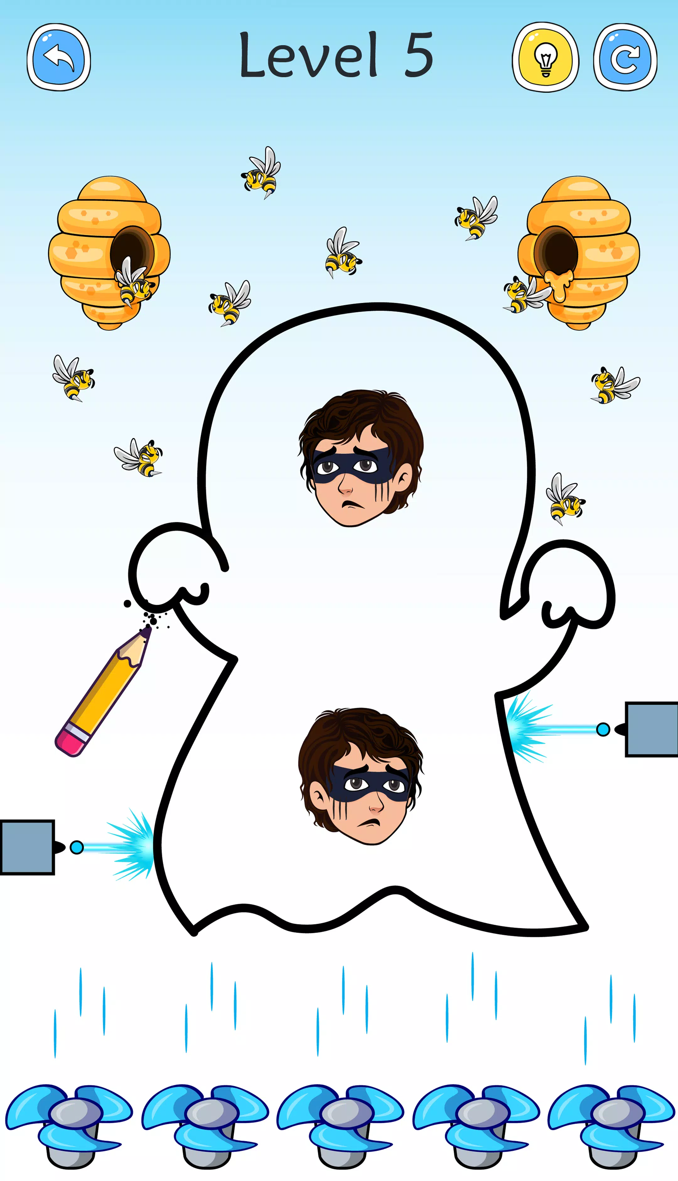 About: Save The Dogi 2 - Dog Bee Draw (Google Play version)