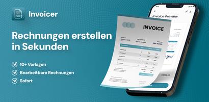 Rechnungen erstellen App Plakat