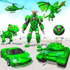 Dragon robot transformation 3D simgesi