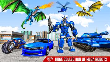 Jogo Multi Robot Car Transform Cartaz