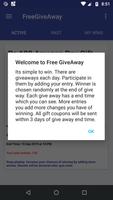 Free Giveaway - Free Coupons and free Gifts screenshot 1