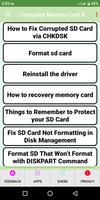 Corrupted Memory Card Repair Guide Affiche