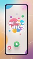 Rainbow Lines Poster