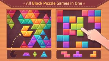 Triangles & Blocks plakat