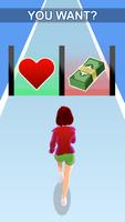 girl run веселая беговая игра постер