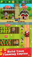 Idle Farm Tycoon － Fun Farming Business Game ảnh chụp màn hình 1