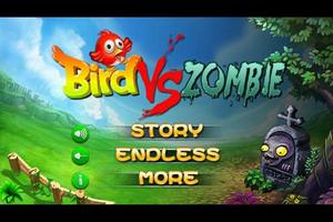 bird vs zombie Affiche