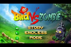 bird vs zombie Cartaz