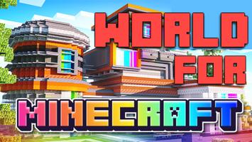 World for Minecraft PE Affiche
