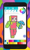 Poster MineCraft Coloring Book