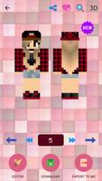 Girls Skins for Minecraft PE ảnh chụp màn hình 1