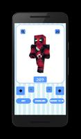 Heroes Skins for Minecraft PE Affiche