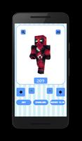 Heroes Skins for Minecraft PE plakat