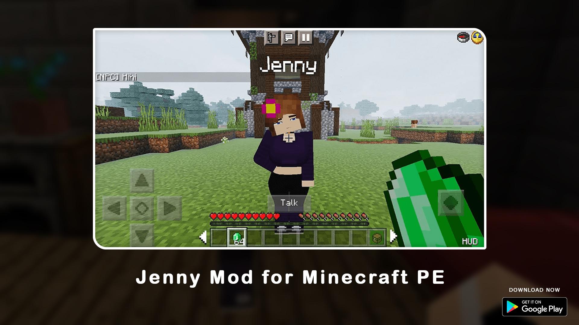 This is NEW JENNY MOD in MINECRAFT #3 Jenny Mod Download #jennymod - YouTube