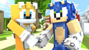 Super Sonic Minecraft Mod 海报