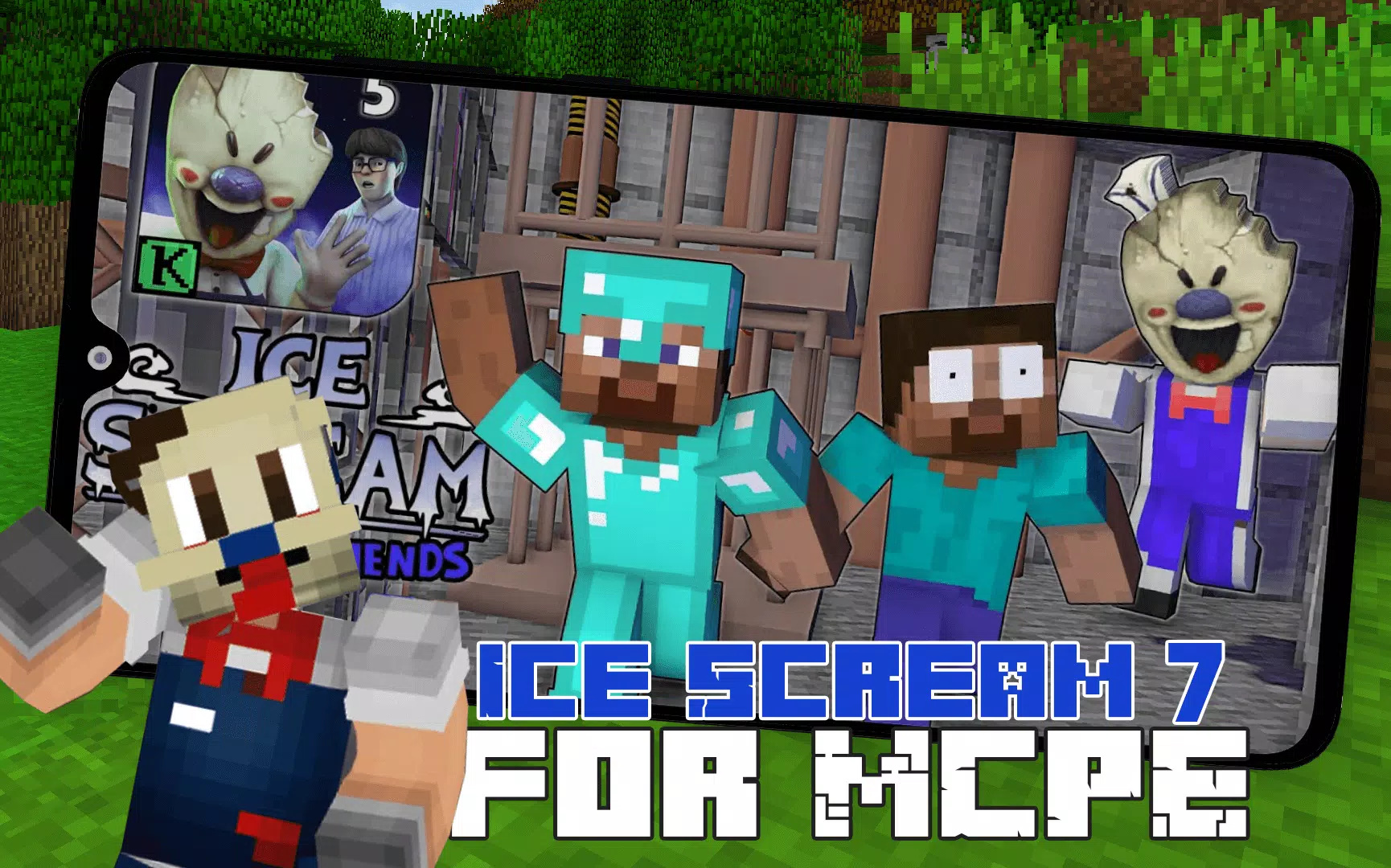 Ice Scream 7 Mod Minecraft APK for Android Download