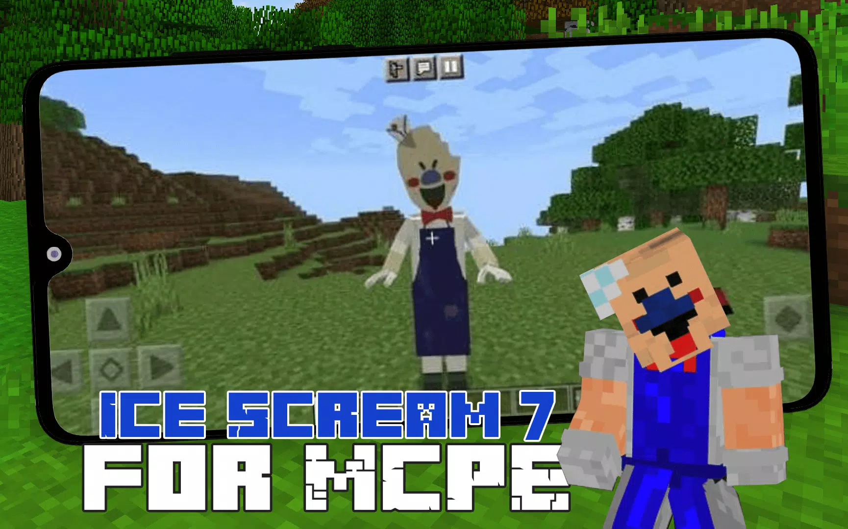 Download Ice Scream 8 Minecraft Mods android on PC